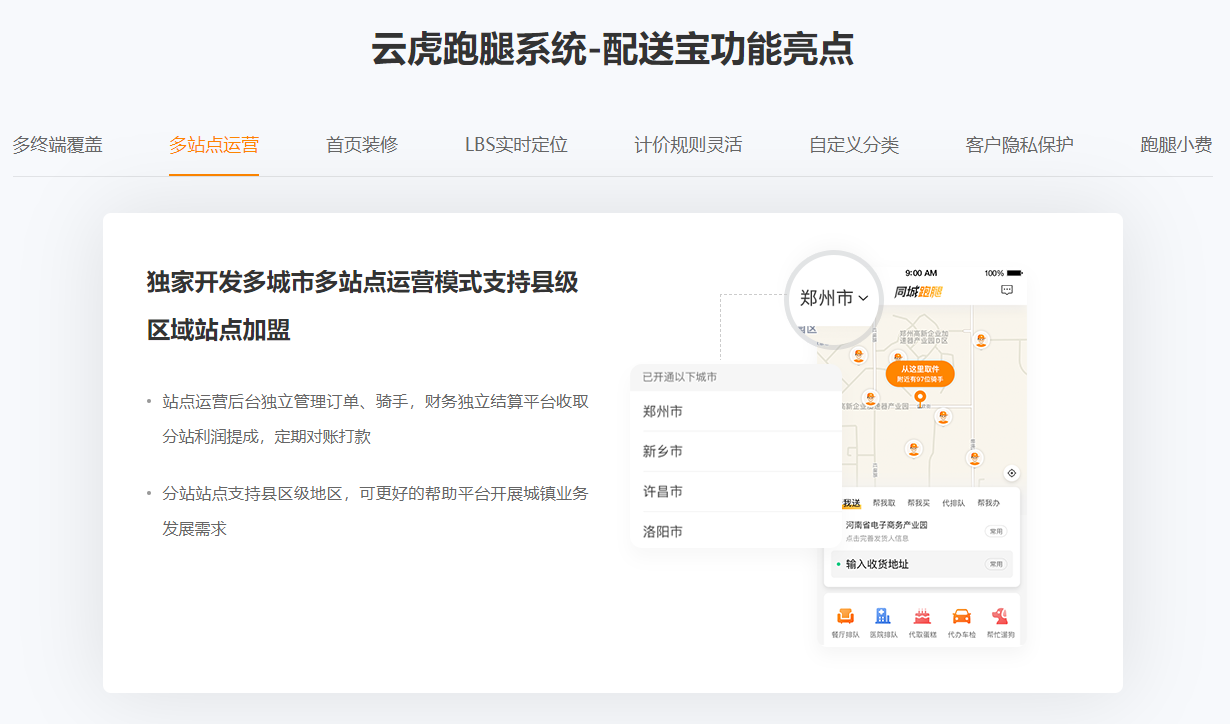 云虎跑腿系統(tǒng)-配送寶功能亮點(diǎn)-多站點(diǎn)運(yùn)營(yíng).png