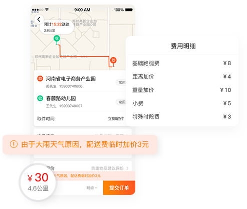 計(jì)價(jià)規(guī)則靈活