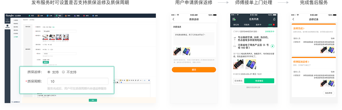 質(zhì)保返修